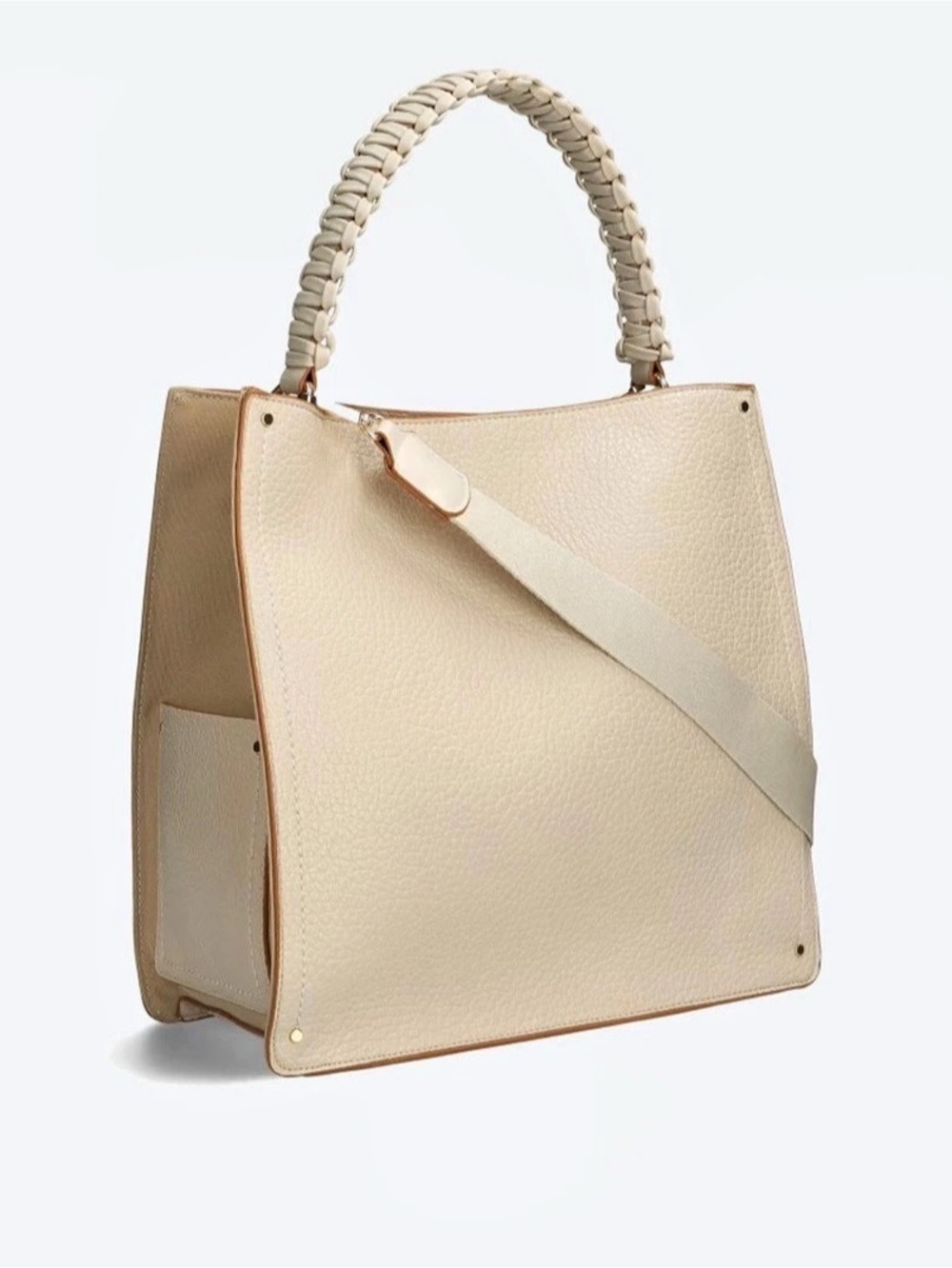Urban Expressions Elisha Crossbody Cream Bag - Picture 3 of 5